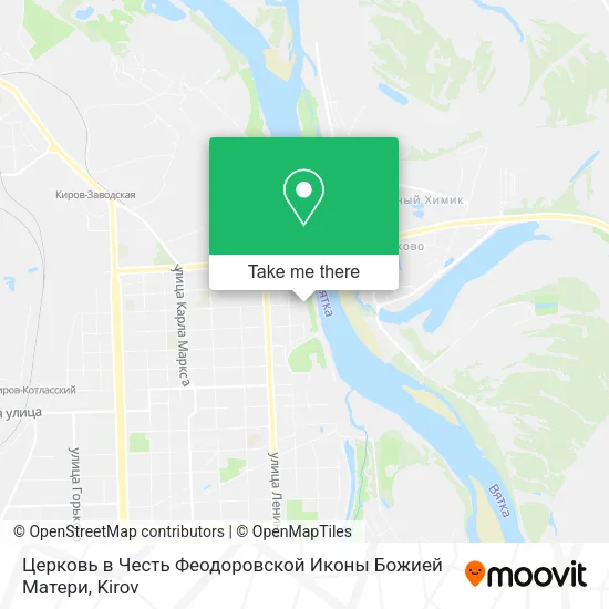 Церковь в Честь Феодоровской Иконы Божией Матери map