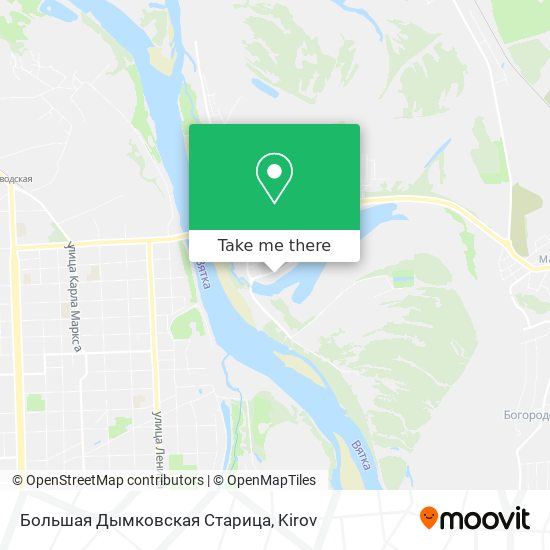 Большая Дымковская Старица map