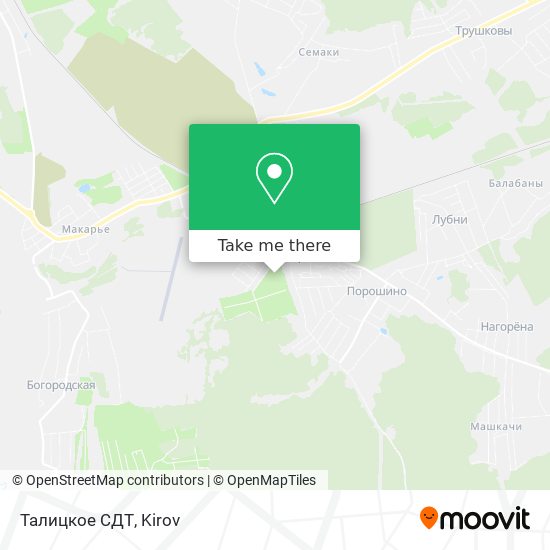 Талицкое СДТ map