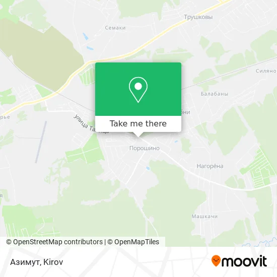 Азимут map