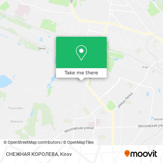 СНЕЖНАЯ КОРОЛЕВА map