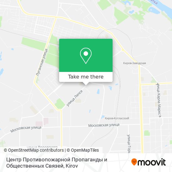 Центр Противопожарной Пропаганды и Общественных Связей map