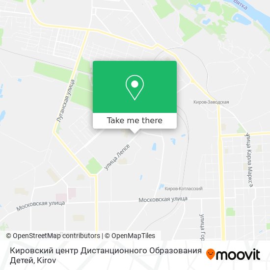 Кировский центр Дистанционного Образования Детей map