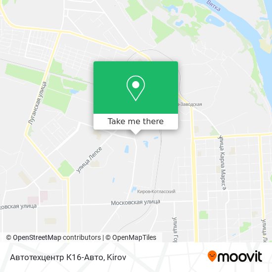Автотехцентр К16-Авто map