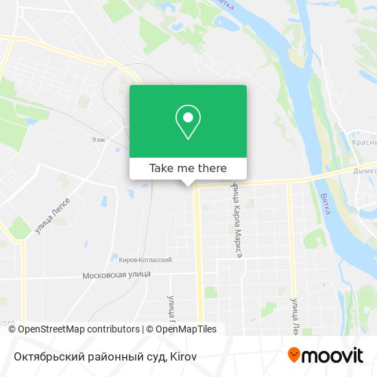 Октябрьский районный суд map