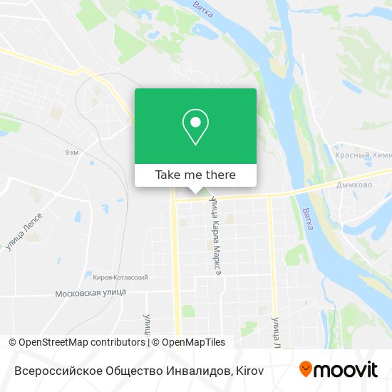 Всероссийское Общество Инвалидов map