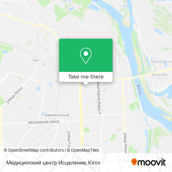 Медицинский центр Исцеление map