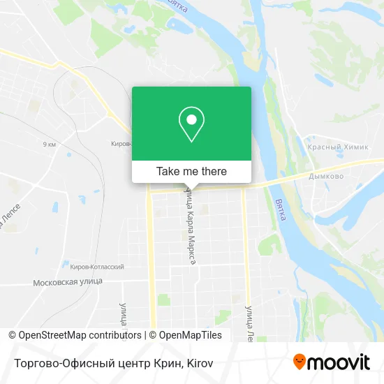 Торгово-Офисный центр Крин map