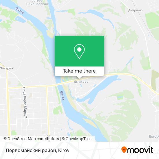 Первомайский район map