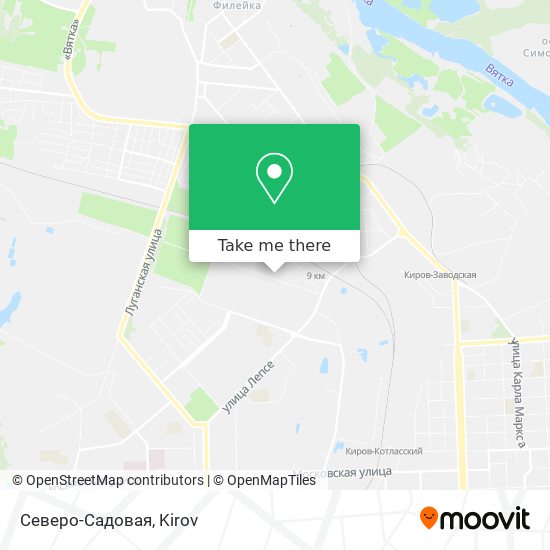 Северо-Садовая map