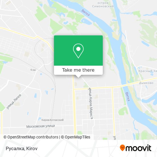 Русалка map