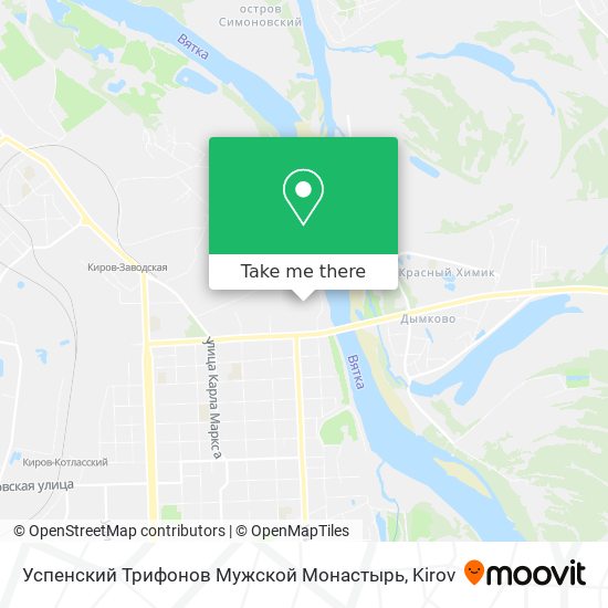 Успенский Трифонов Мужской Монастырь map