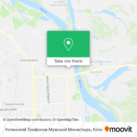 Успенский Трифонов Мужской Монастырь map