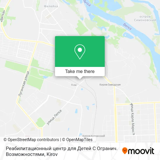 Реабилитационный центр для Детей С Огранич. Возможностями map