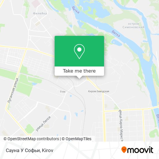 Сауна У Софьи map
