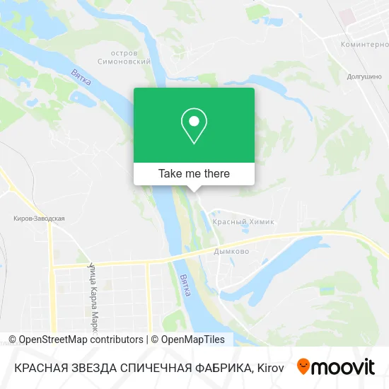 КРАСНАЯ ЗВЕЗДА СПИЧЕЧНАЯ ФАБРИКА map
