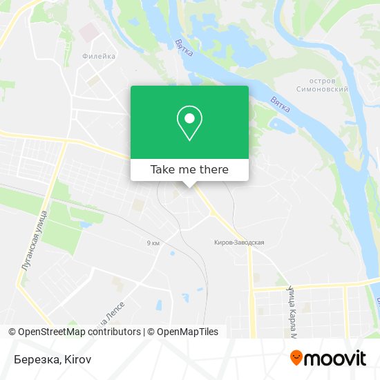 Березка map