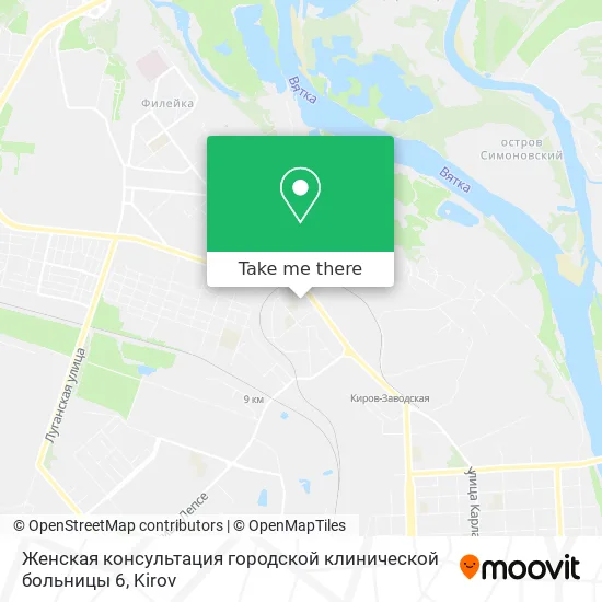 Женская консультация городской клинической больницы 6 map