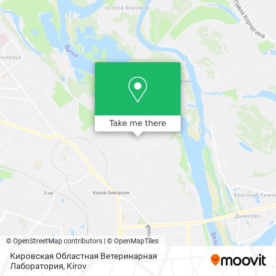 Кировская Областная Ветеринарная Лаборатория map