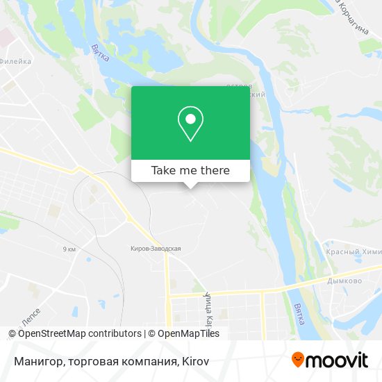 Манигор, торговая компания map