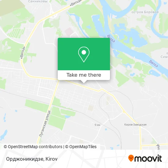 Орджоникидзе map