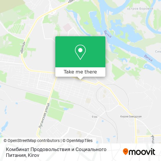 Комбинат Продовольствия и Социального Питания map