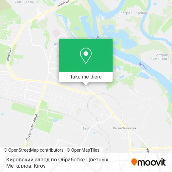 Кировский завод по Обработке Цветных Металлов map