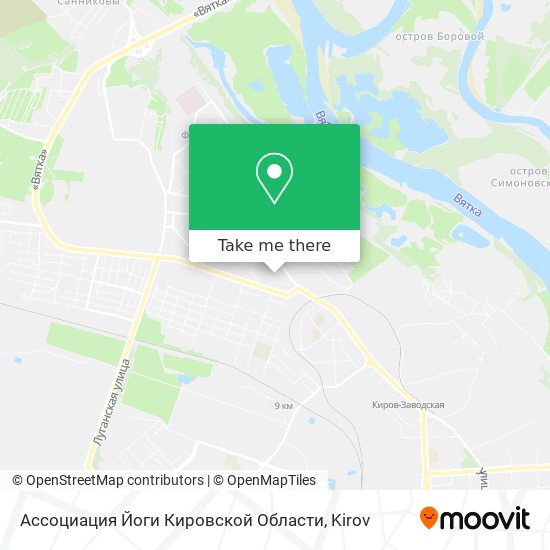 Ассоциация Йоги Кировской Области map