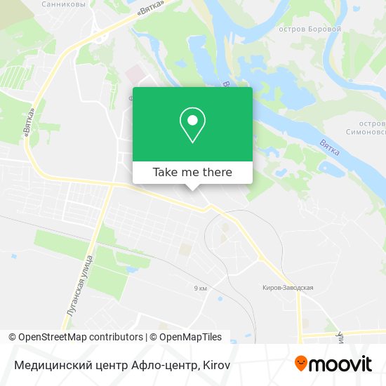 Медицинский центр Афло-центр map