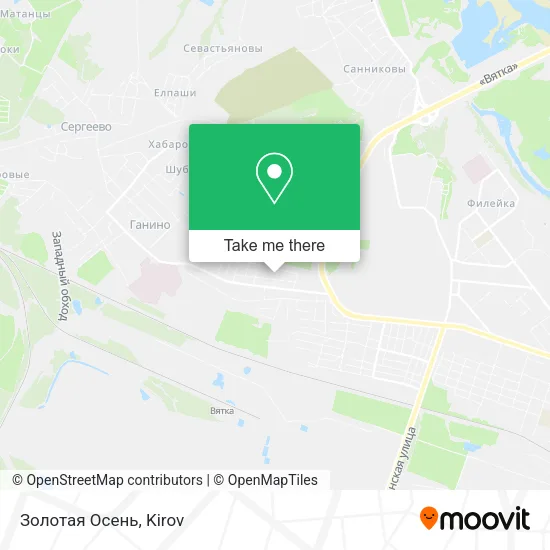 Золотая Осень map