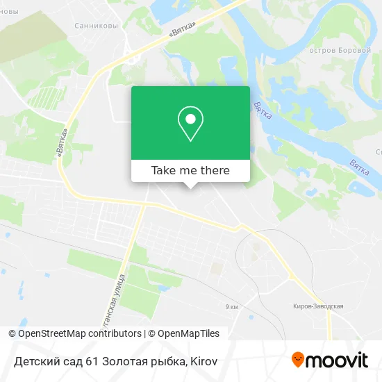 Детский сад 61 Золотая рыбка map