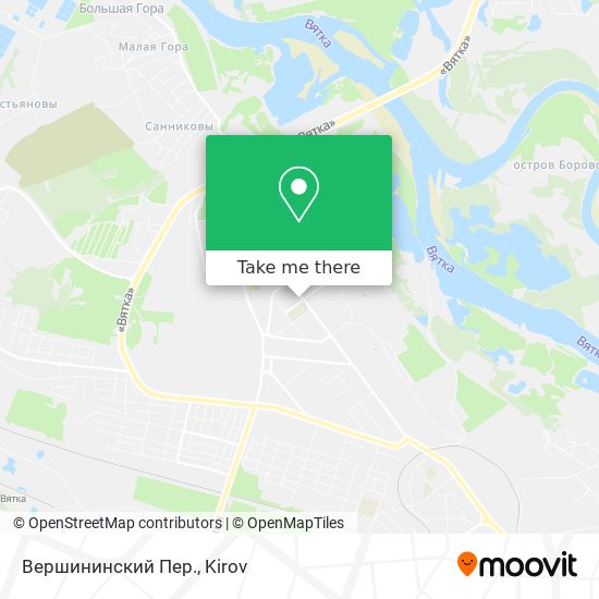 Вершининский Пер. map