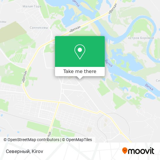 Северный map