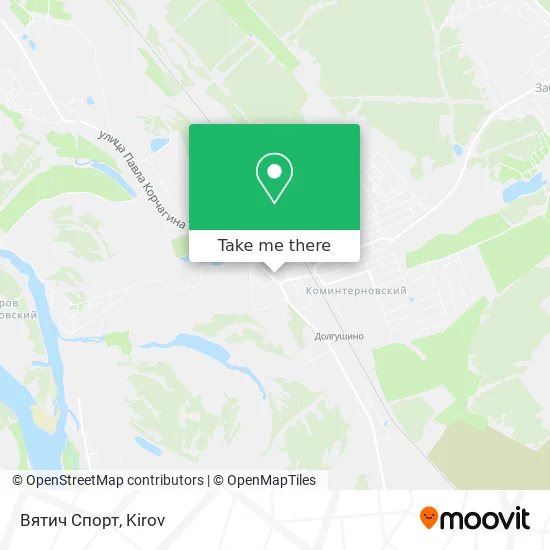 Вятич Спорт map