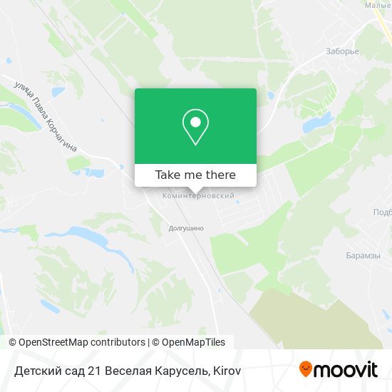 Детский сад 21 Веселая Карусель map