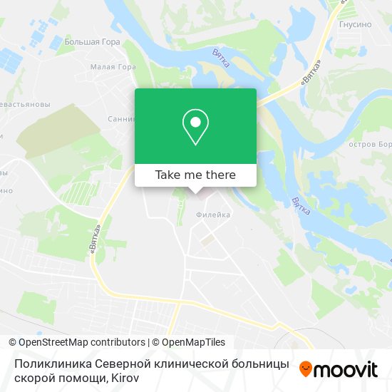 Поликлиника Северной клинической больницы скорой помощи map