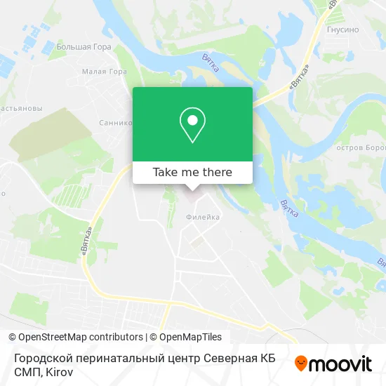Городской перинатальный центр Северная КБ СМП map