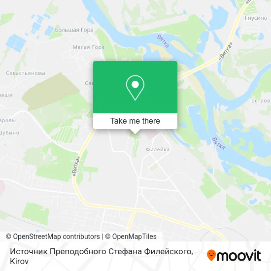 Источник Преподобного Стефана Филейского map