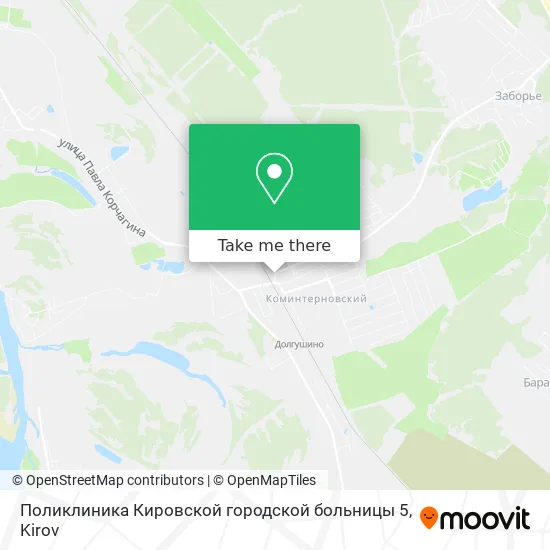 Поликлиника Кировской городской больницы 5 map