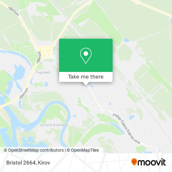 Bristol 2664 map