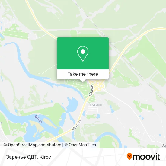 Заречье СДТ map