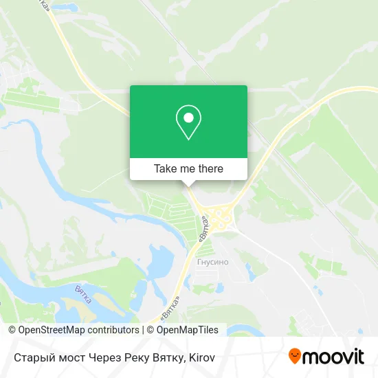 Старый мост Через Реку Вятку map