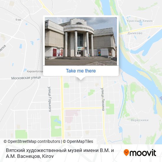 Вятский художественный музей имени В.М. и А.М. Васнецов map