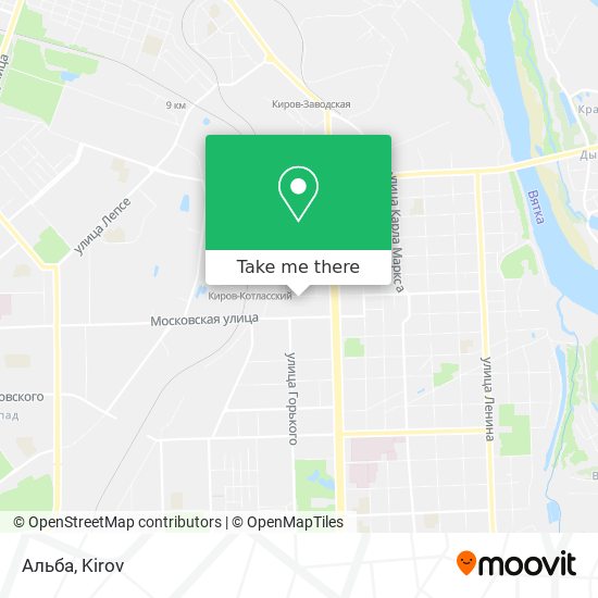 Альба map