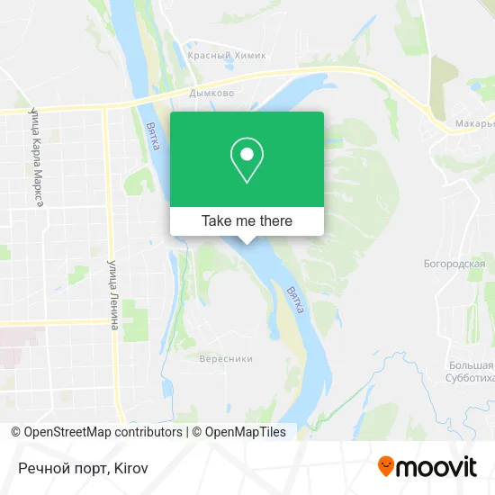Речной порт map