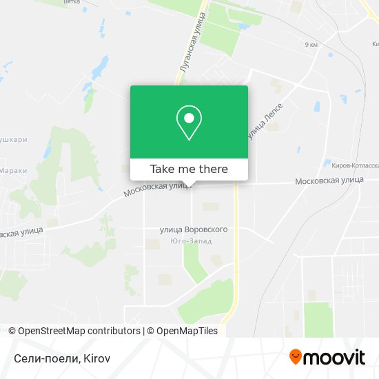 Сели-поели map