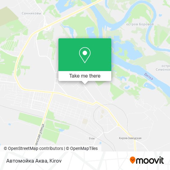 Автомойка Аква map