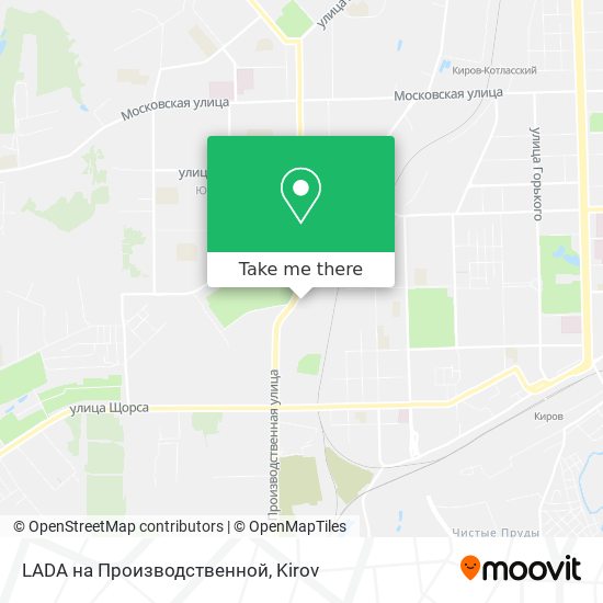 LADA  на Производственной map