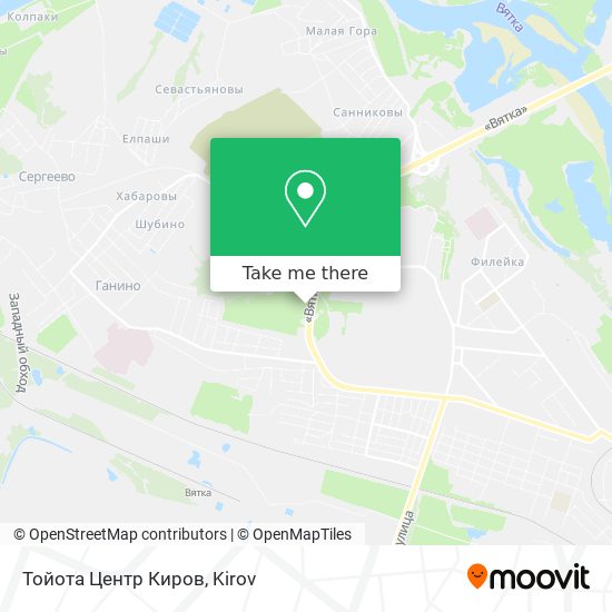 Тойота Центр Киров map