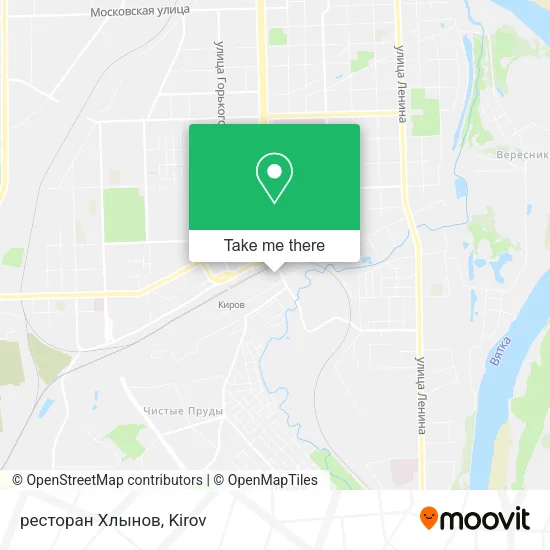 ресторан Хлынов map